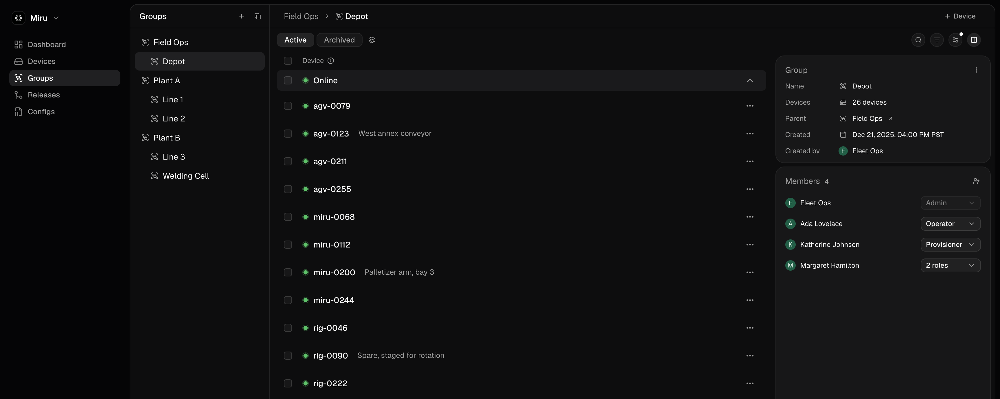 Group Page