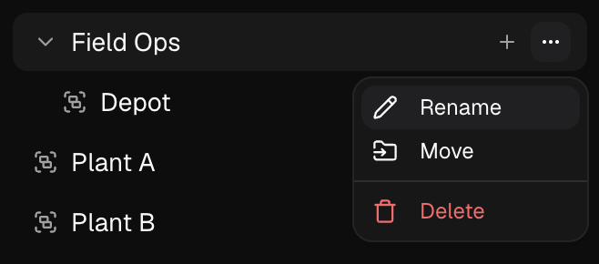 Rename Group Menu